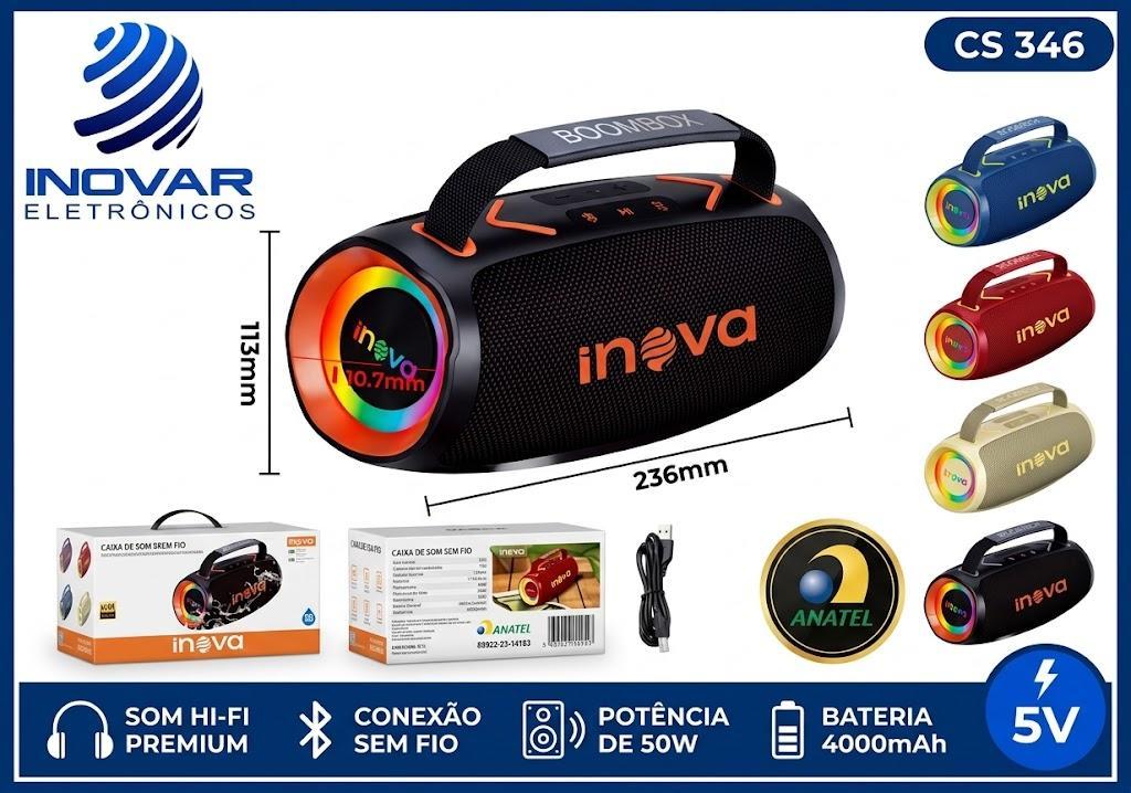 CS 346 CAIXA DE SOM BLUETOOTH 50W MD-13063 A