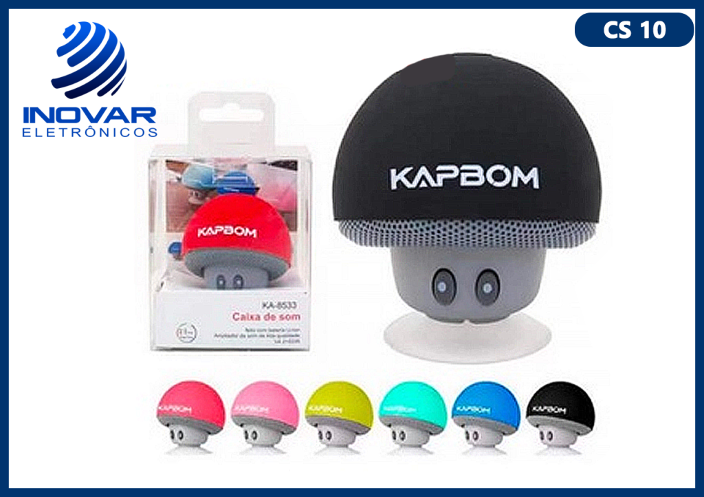 CS 10 MINI CAIXA DE SOM BLUETOOTH COGUMELO YX-01H OFF