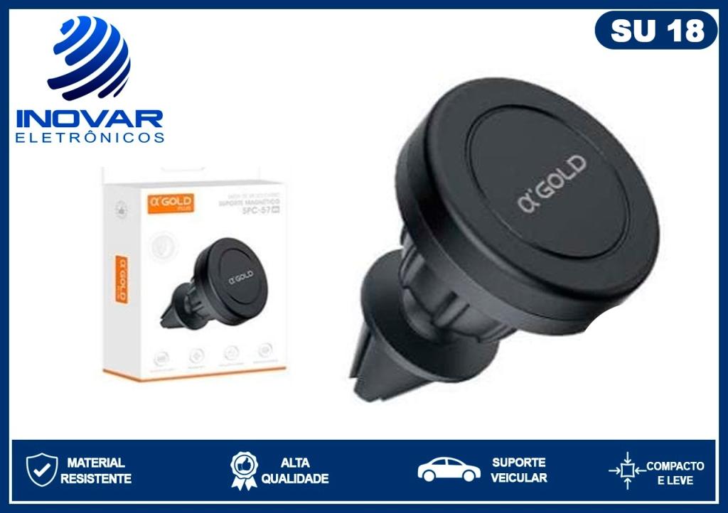 SU 18 SUPORTE DE CELULAR PARA SAIDA DE AR COM IMÃ KA-C028 /CJ-54 SPC-57