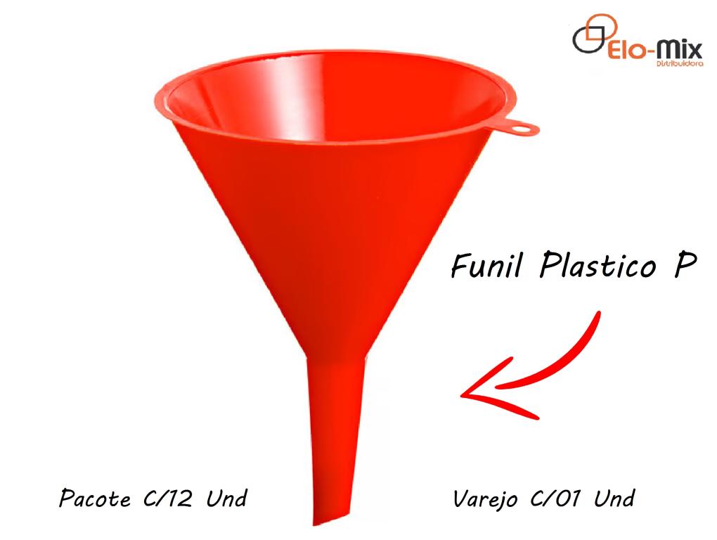 P9 FUNIL PASTICO (M) C/12UN