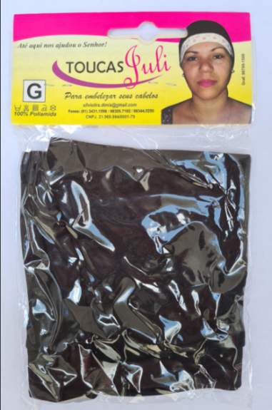 P3F TOUCA P/CABELO MEIA BARRA LISA (G) C/12UN