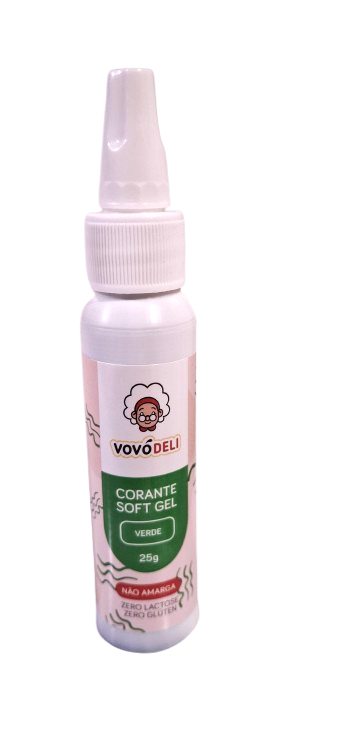 P7 CORANTE COMESTIVEL SOFT GEL VERDE C/06UN**