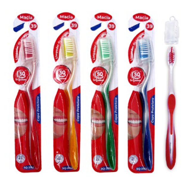 P4 ESCOVA DENTAL SQ ADULTO REF3152 MECIA PC/12UN