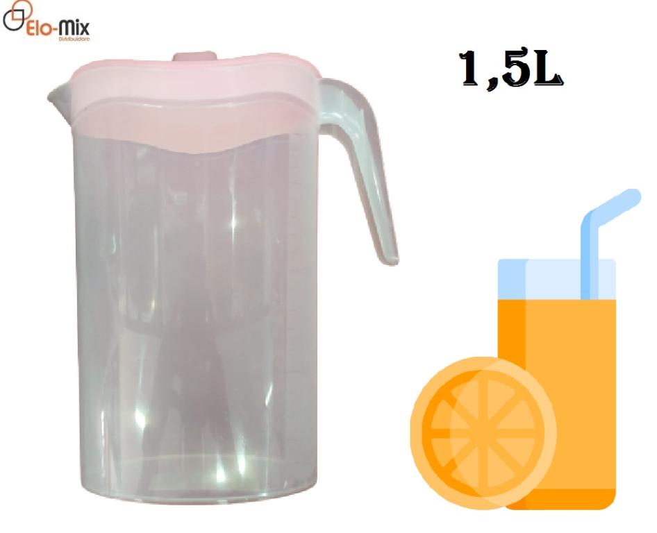 P9 KIT JARRA + 4 COPO 300ML KEITA PLASTICA 1.800 ML