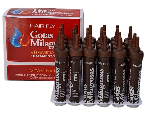 P3B CAP AMPOLA HAIR FLY 10 ML VITAMINA E CX/24UN**
