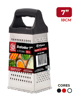 P4 RALADOR DE ALIMENTOS EM INOX SQ4833 03x01un