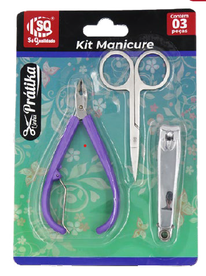 P4 ALICATE KIT MANICURE 03 PCS REF.SQ3448
