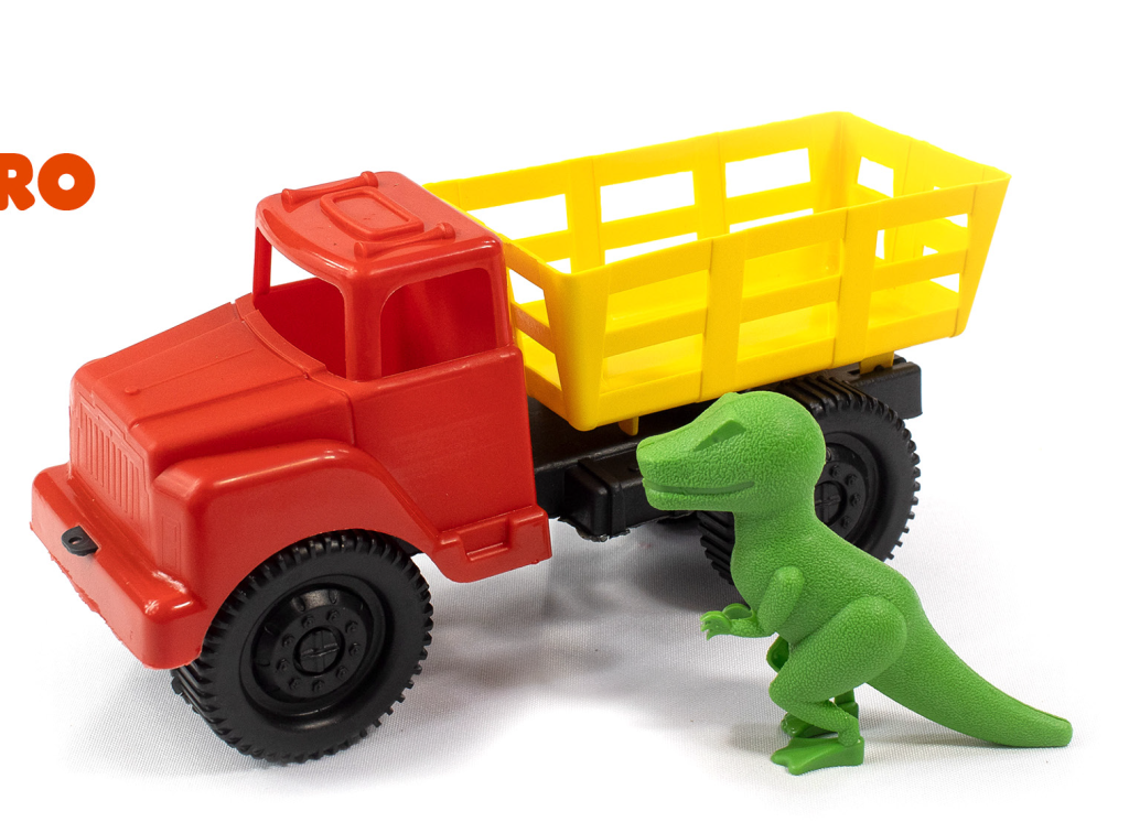 PX3 BRINQ CAMINHAO POP COM DINOSSAURO CP12 TIMPLAST