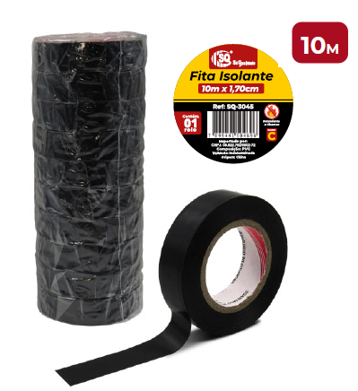 P9 FITA ISOLANTE SQ 10MT EMB.PC/10