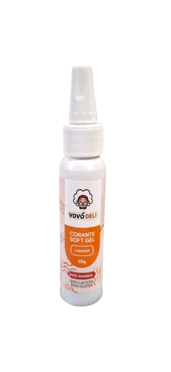 P7 CORANTE COMESTIVEL SOFT GEL LARANJA C/06UN**