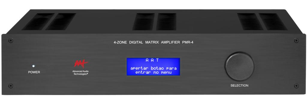 AMPLIFICADOR AAT PMR 4  - 8 canais (4 zonas)