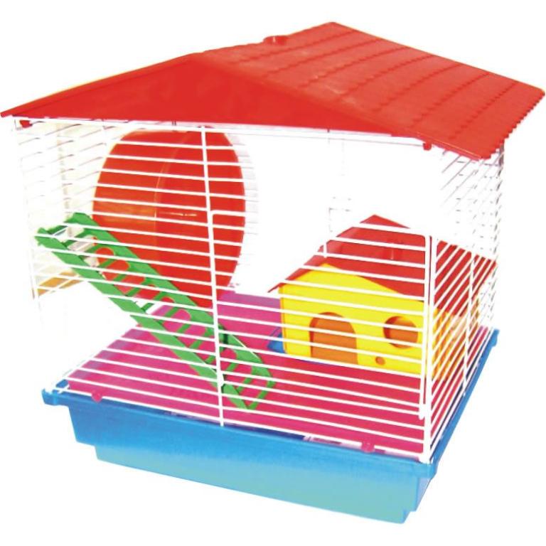 GAIOLA HAMSTER TETO COMPLETA 1 ANDAR