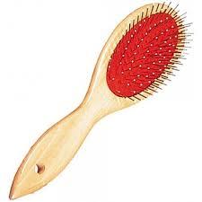 ESCOVA CABO MADEIRA GRD CERDAS BOLINHA