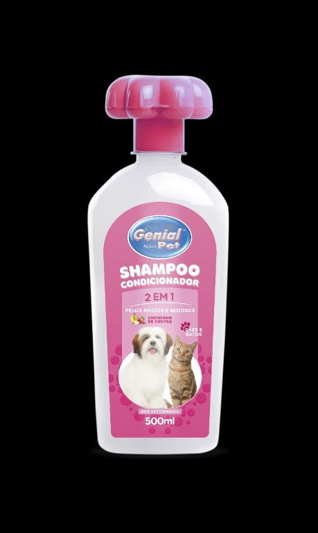 GENIAL PET SHAMPOO 2 EM 1 500ML