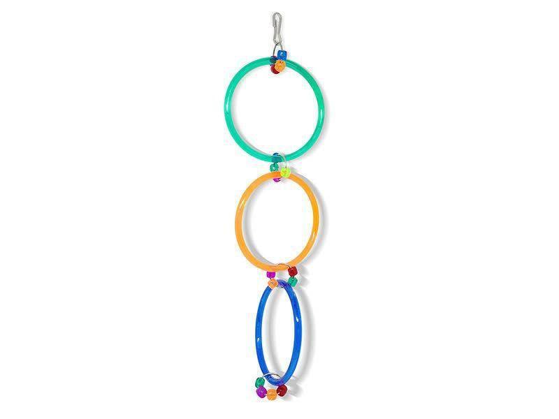 ARGOLA PASSAROS COLORIDA GRANDE