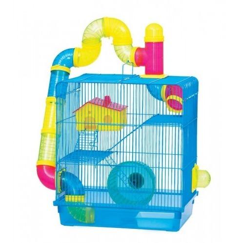 GAIOLA HAMSTER LABIRINTO 3 ANDARES