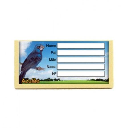 PLACA IDENTIFICACAO PASSAROS TOCO TUCANO