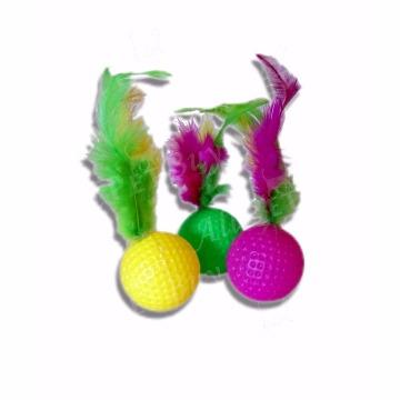 CAT TOY BOLA C/PENAS