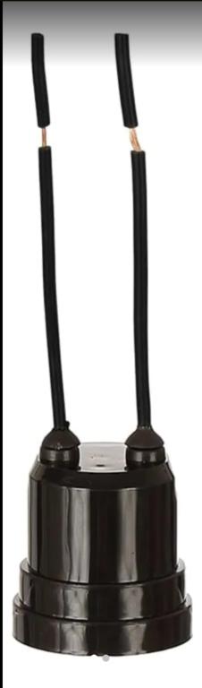 SOQUETE P LAMPADA E27 C/ RABICHO (EMB. C/50)