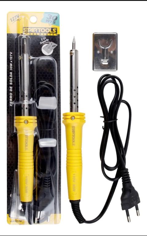 FERRO DE SOLDA CABO PLASTICO 100W 220V