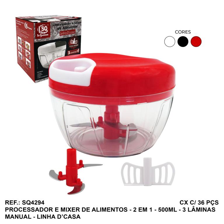 PROCESSADOR DE ALIMENTOS 500ML C/ MIXER LINHA D"CASA