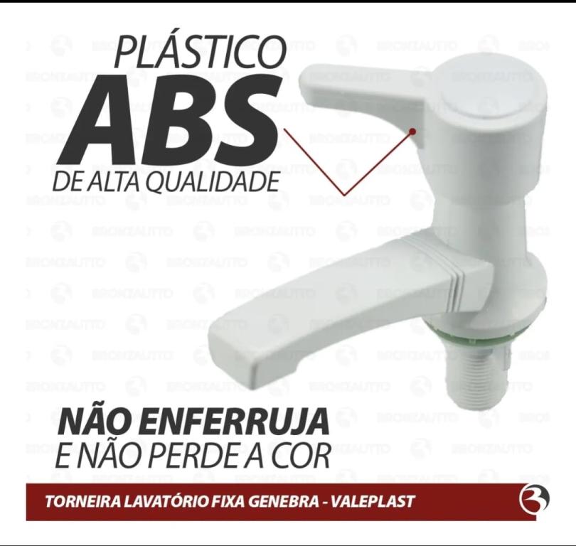 TORN LAVATORIO FIXA GENEBRA 1/4V BRANCA