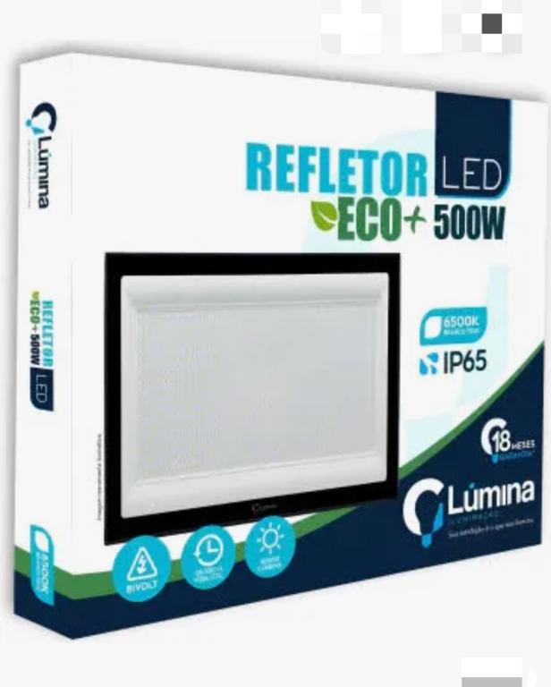 REFLETOR SLIM ECO+ 500W 6500K