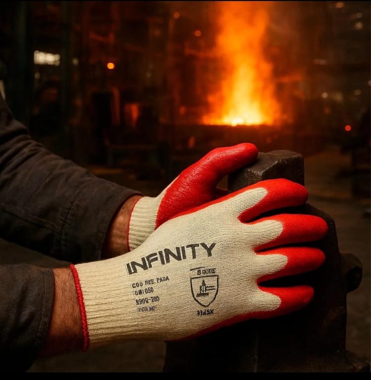 LUVA VULCANI = REDGRIP TAM.10