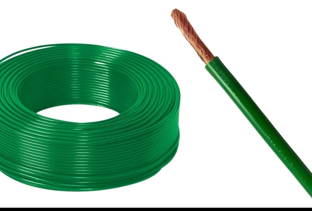 CABO FLEX 750V 4,00MM VERDE