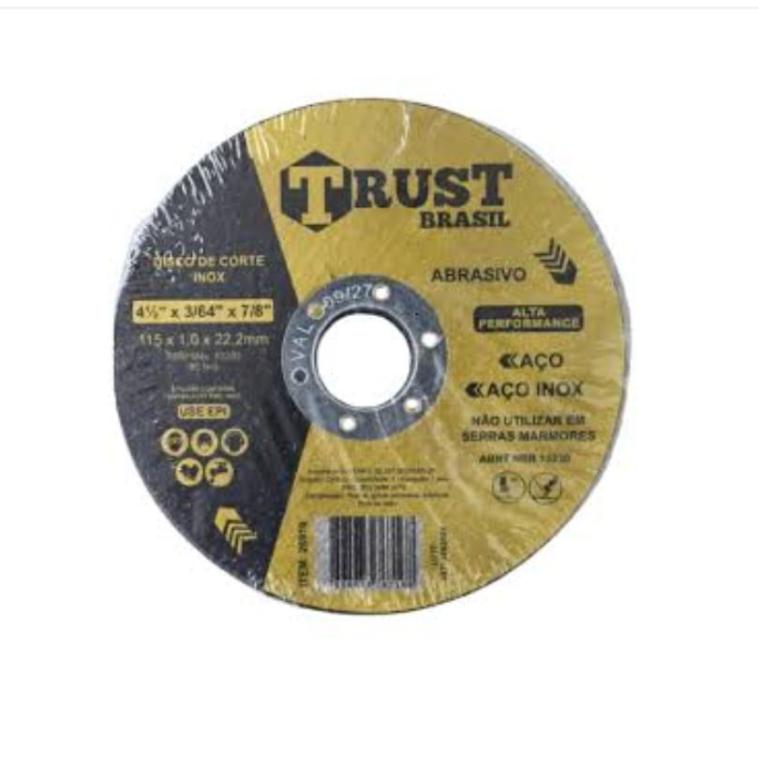 DISCO DE CORTE INOX 4.1/2