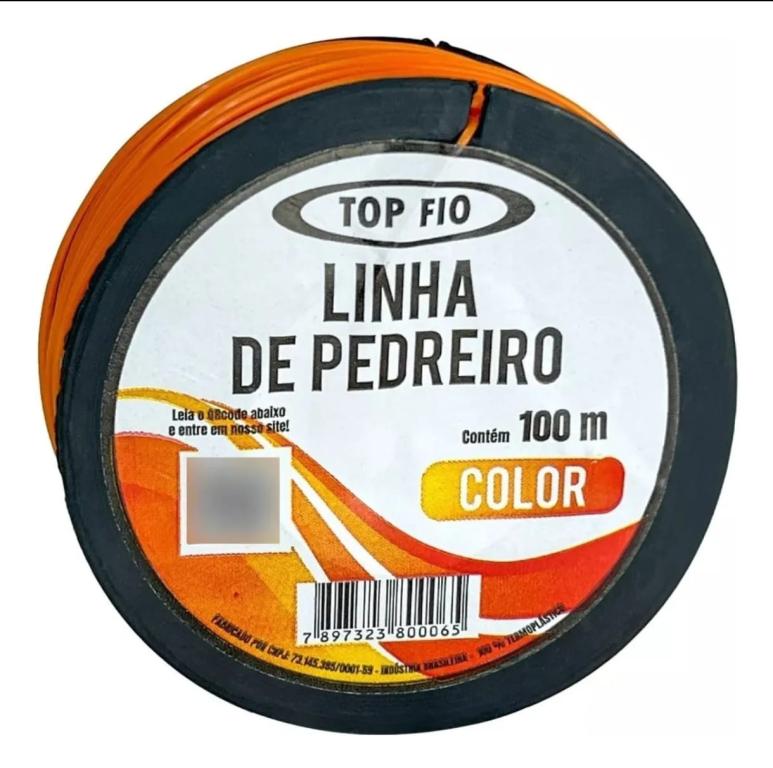 LINHA DE PEDREIRO COLOR 100MTS (EMB. C/12)