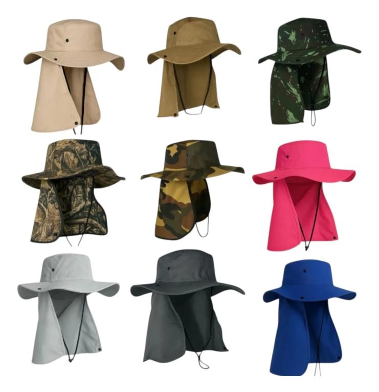 CHAPEU PESCADOR (TECIDO) C PROTECAO