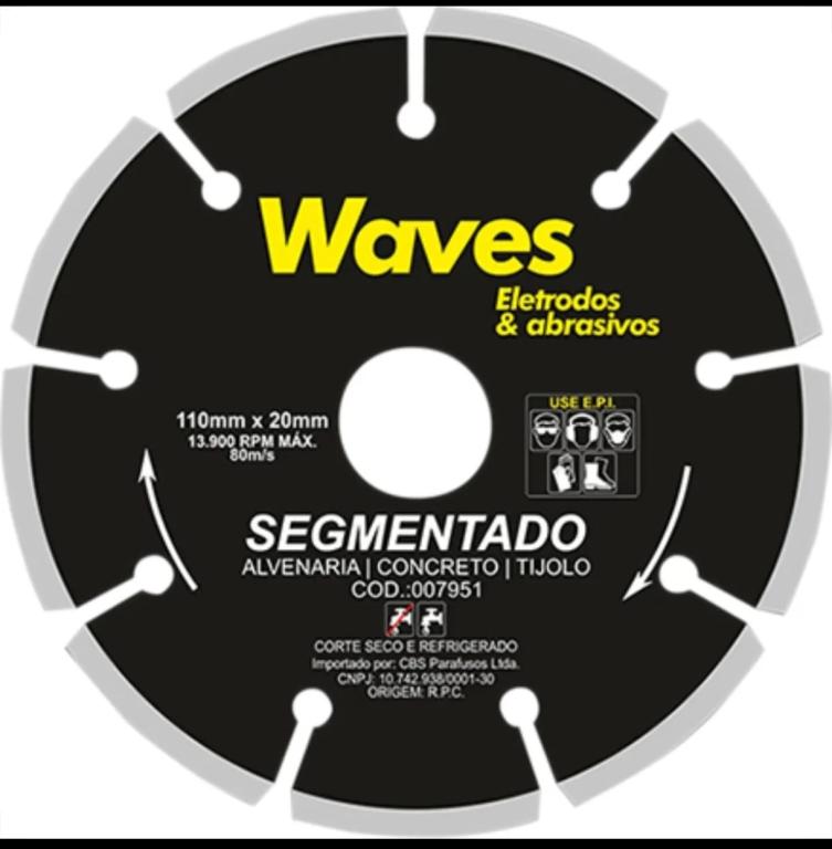 DISCO DIAMANTADO SEGMENTADO 110MM