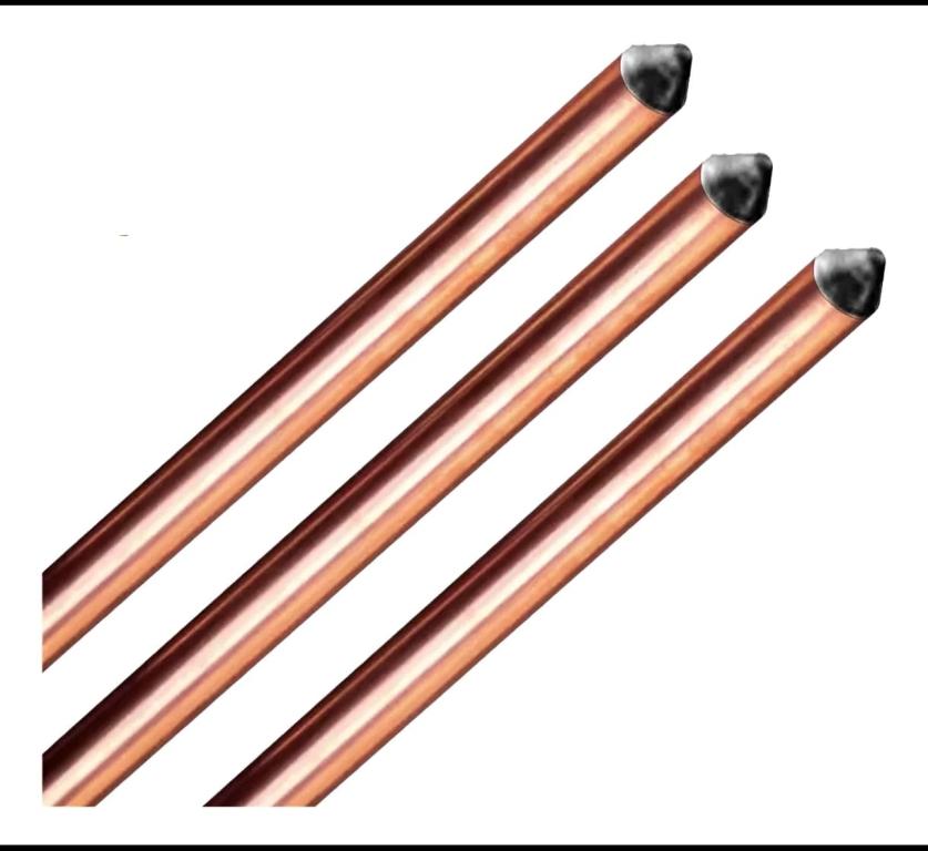 HASTE DE ATERRAMENTO COBRE 3/8 X 1,20MT (EMB. C/10)