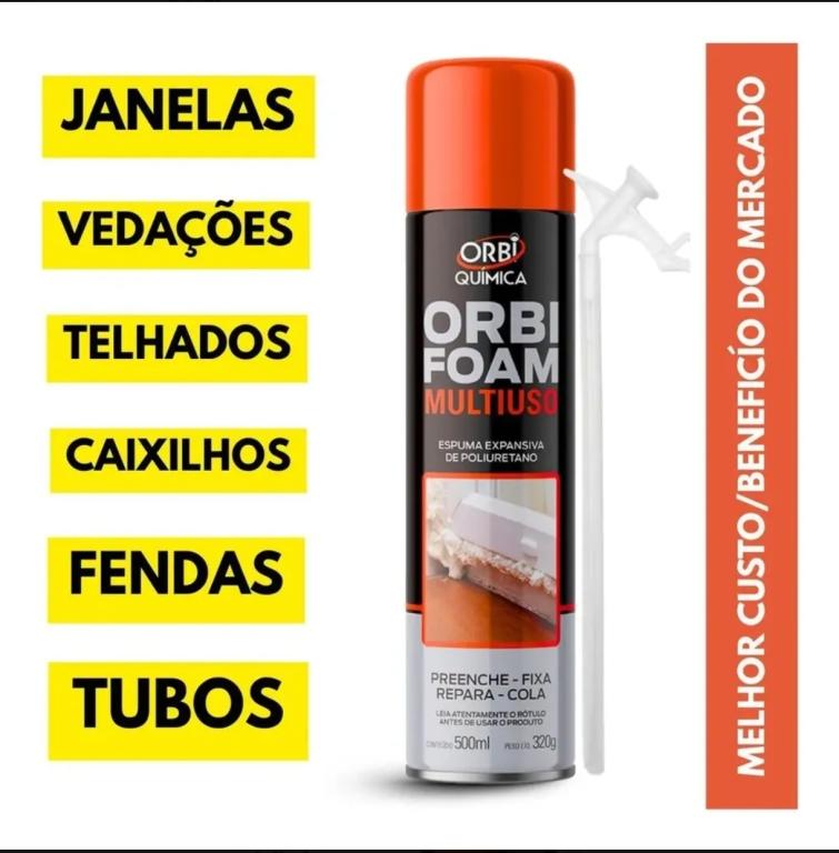 ESPUMA EXPANSIVA MULTIUSO 280G X 460ML (EMB. C/12)