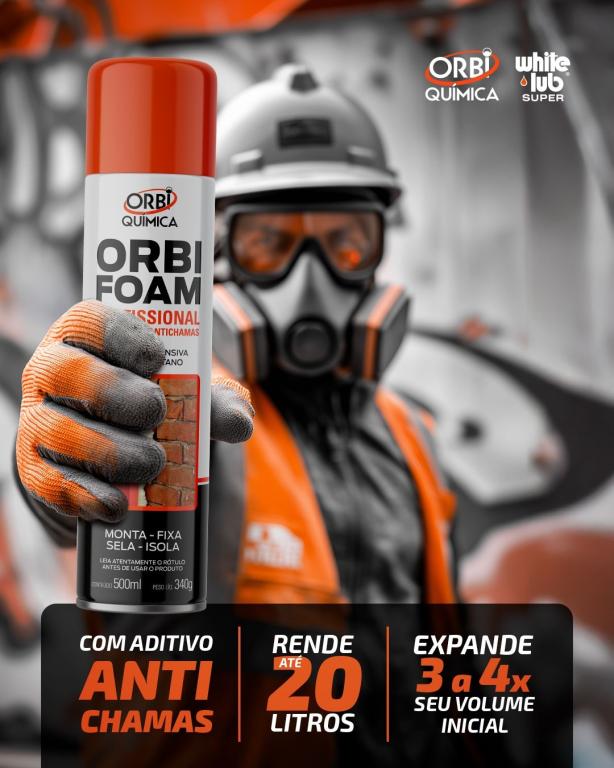 ESPUMA EXPANSIVA PROFISSIONAL 340G X 500ML (EMB. C/12)