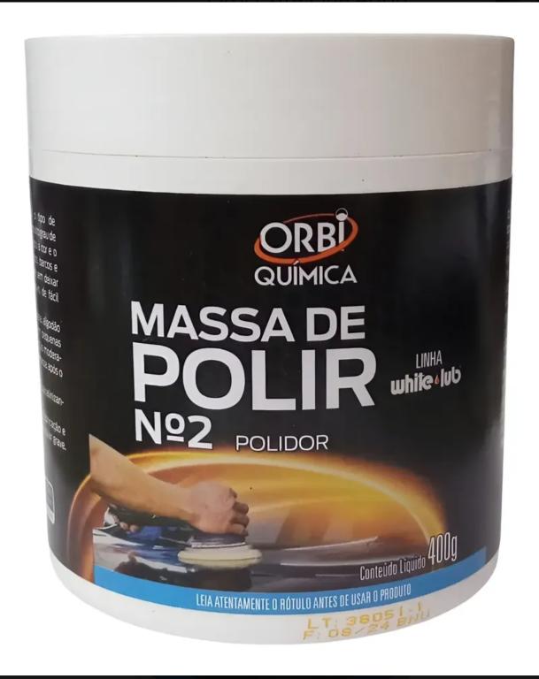 MASSA DE POLIR N.02 - 400GR POTE (EMB. C/12)