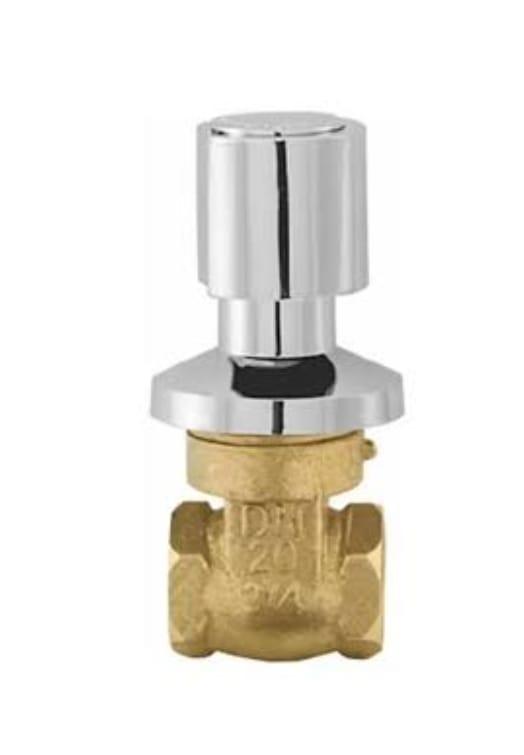 REGISTRO GAVETA C40 TC ABS CROM 1" DN25 1509