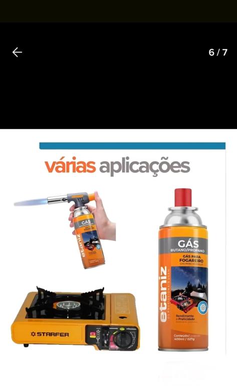 GAS P FOGAREIRO 400ML/227G (EMB. C/6)