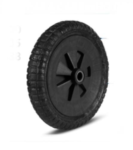 RODA P CARRINHO DE MAO 375X75 S/CAMARA 1" CURTO