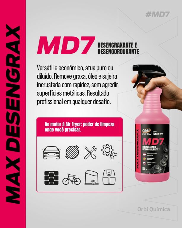 DESENGRAXANTE MULTIUSO MD7 1LT