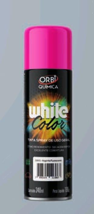 TINTA SPRAY USO GERAL ROSA FLUOR 340ML/190GR (EMB. C/12)
