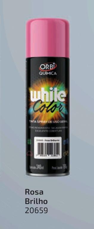 TINTA SPRAY USO GERAL ROSA BRILHANTE 340ML/190GR (EMB. C/12)