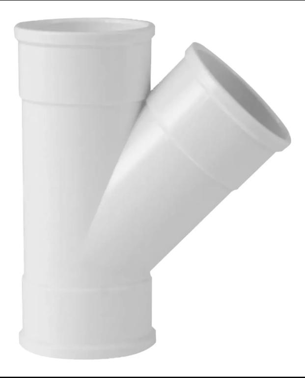 JUNCAO 45 SIMPLES P ESGOTO PRIM DN100X100 (EMB. C/10)