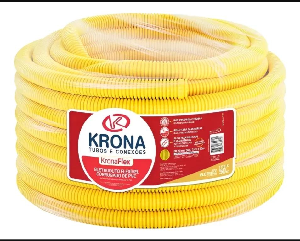 ELETRODUTO DE PVC FLEX CORRUGADO 25MM