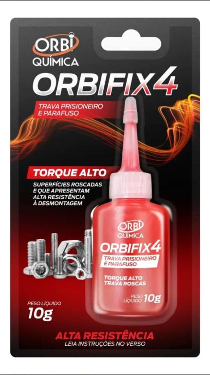 TRAVA PARAFUSO - VERMELHO 10GR