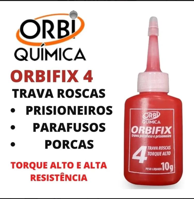 TRAVA PARAFUSO - VERMELHO 10GR