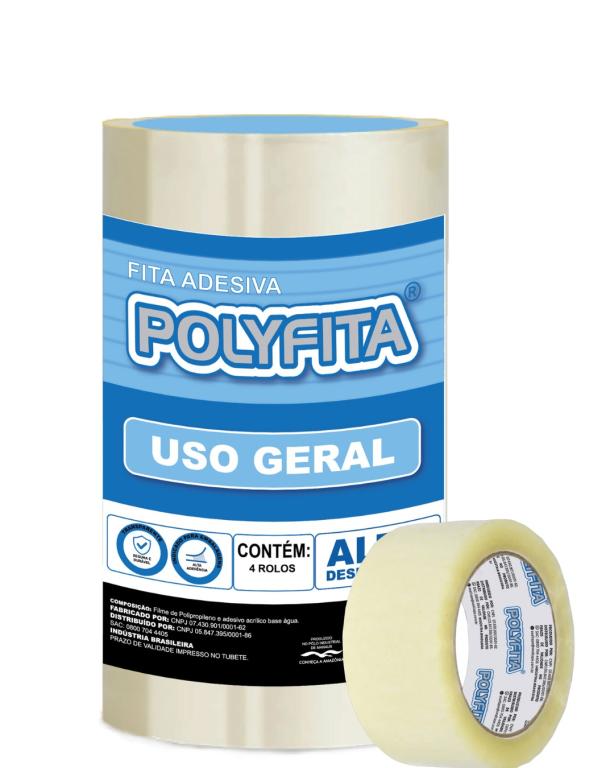 FITA USO GERAL TRANSP 48MM X 40MTS (EMB. C/4)