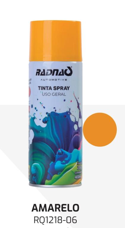 TINTA SPRAY USO GERAL AMARELO 400ML (EMB. C/6)