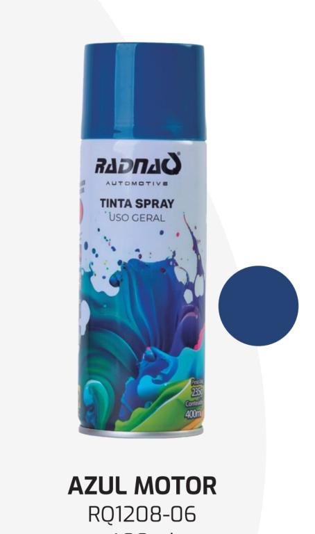 TINTA SPRAY USO GERAL AZUL MOTOR 400ML (EMB. C/6)